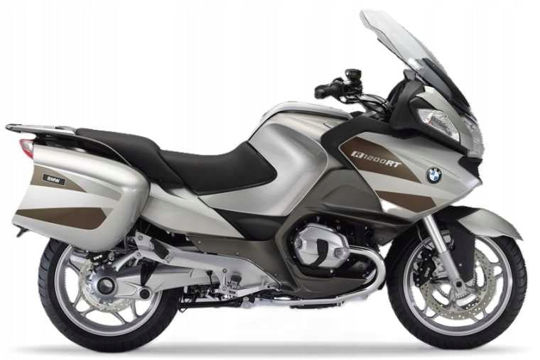 NAKLEJKI JUULA NA MOTOCYKL DO BMW R 1200 RT 2012 SREBRNO-BRĄZOWY