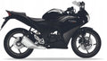 Naklejki na motocykl Honda Cbr 125 R 2011 Asteroid Czarny Metalik Nha35 - Juula