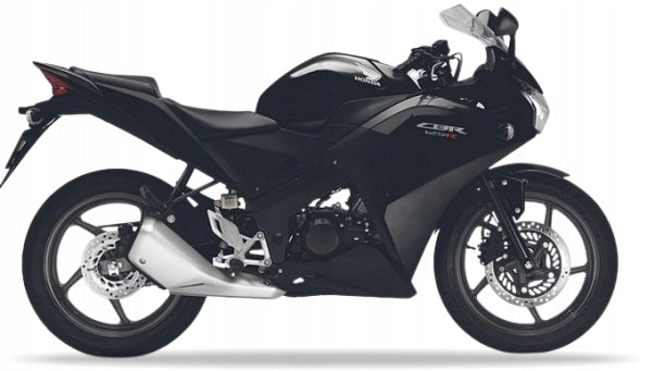Naklejki na motocykl Honda Cbr 125 R 2011 Asteroid Czarny Metalik Nha35 - Juula