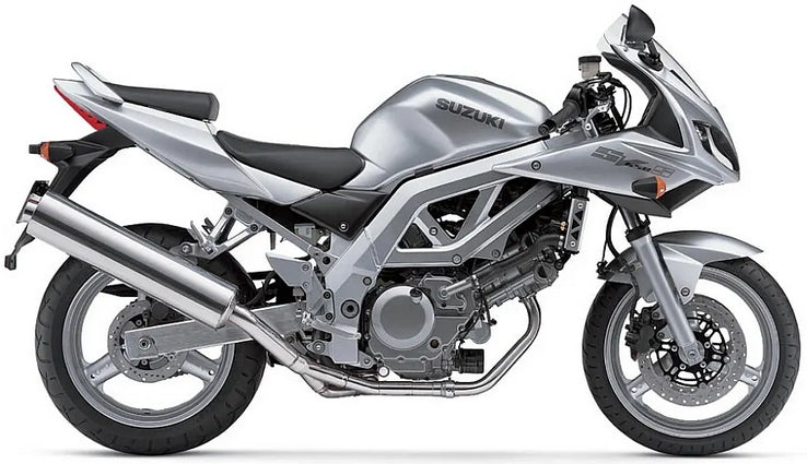 NAKLEJKI NA MOTOCYKL JUULA DO SUZUKI SV 650 S 2003 SREBRNY YD8