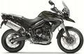 NAKLEJKI NA MOTOCYKL JUULA DO TRIUMPH TIGER 800 XC 2013-2014 CIEMNY ZIELONY