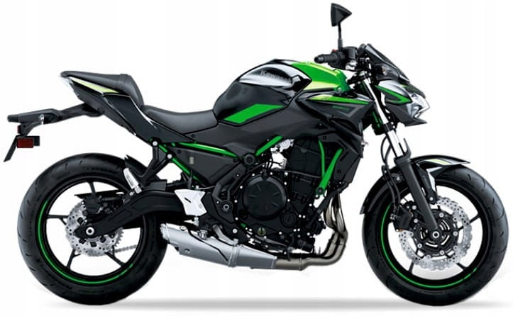 NAKLEJKI NA MOTOCYKL JUULA DO KAWASAKI Z 650 2022 LIMONKOWY ZIELONY