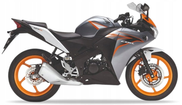 Naklejki na motocykl Honda Cbr 125 R 2011 Terra Srebrny Metalik Nh262 - Juula