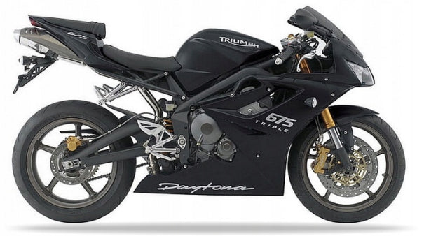 NAKLEJKI NA MOTOCYKL JUULA DO TRIUMPH DAYTONA 675 2008-2009 GŁĘBOKI CZARNY