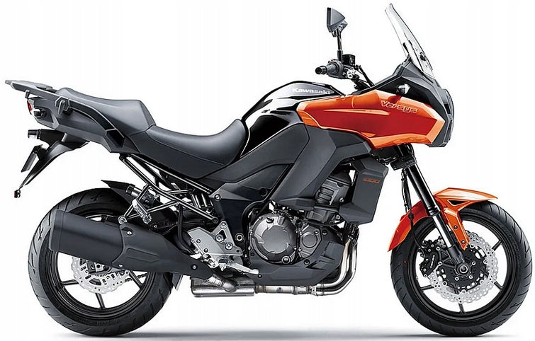 NAKLEJKI NA MOTOCYKL JUULA DO KAWASAKI VERSYS 1000 2012-2014 POMARAŃCZOWY 17L
