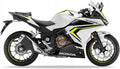 Naklejki na motocykl Honda Cbr 500 R 2019-2020 Biały Nha96 - Juula