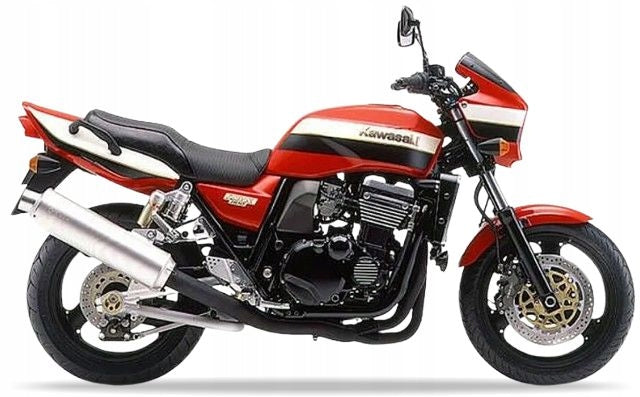 NAKLEJKI NA MOTOCYKL JUULA DO KAWASAKI ZRX 1100 2000 CZERWONY