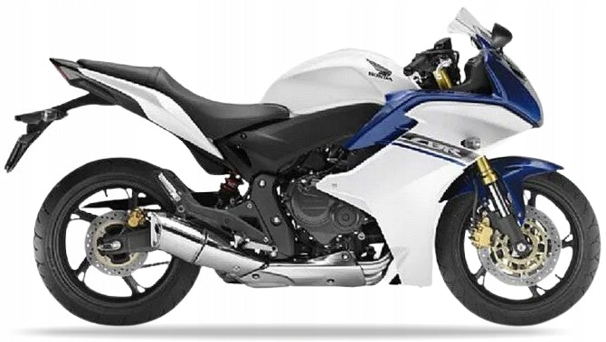 NAKLEJKI JUULA NA MOTOCYKL DO HONDA CBR 600 F 2011 BIAŁY NHA16 NIEBIESKI