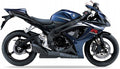NAKLEJKI NA MOTOCYKL JUULA DO SUZUKI GSXR 750 2007 CIEMNY NIEBIESKI YBA CZARNY 019