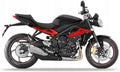 NAKLEJKI NA MOTOCYKL JUULA DO TRIUMPH STREET TRIPLE 675 R 2013-2016 PHANTOM CZARNY