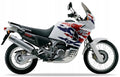 Naklejki na motocykl Honda Xrv 750 Africa Twin 1996-1999 Biały Nh196 - Juula