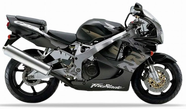 Naklejki na motocykl Honda Cbr 900 Rr 1997 Czarny Nh1B - Juula