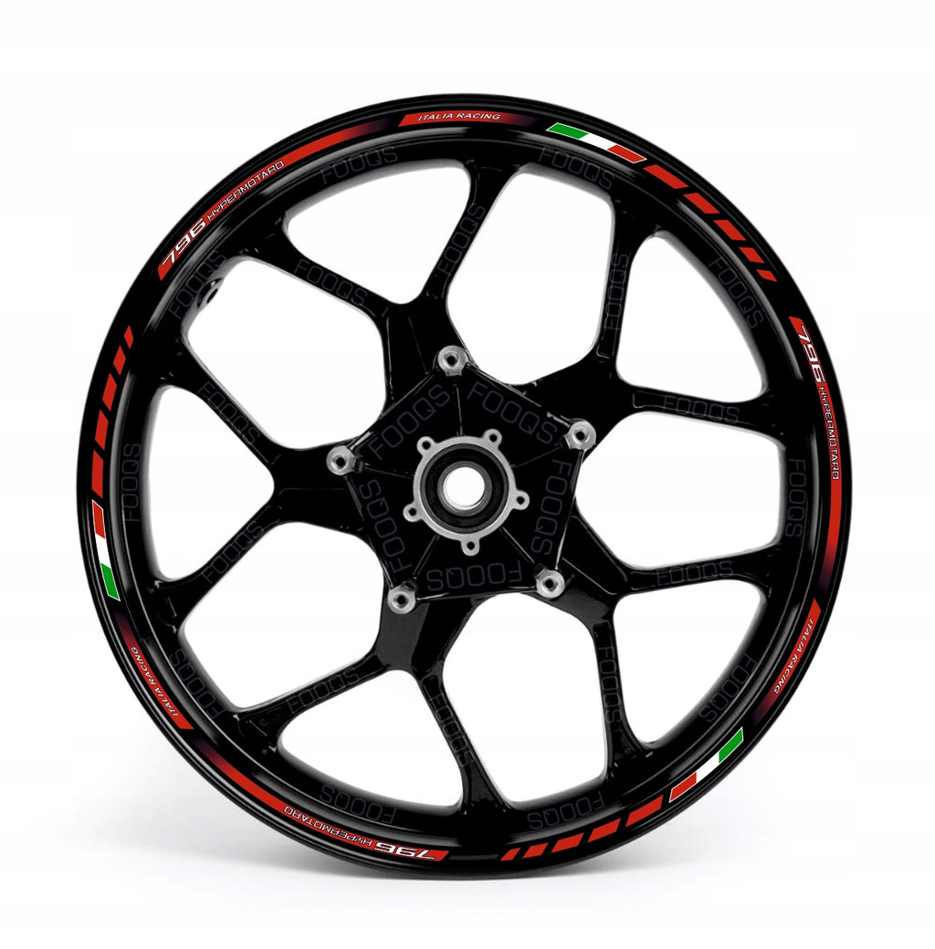 NAKLEJKI NA FELGI JUULA DO DUCATI HYPERMOTARD -796