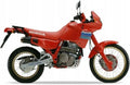 Naklejki na motocykl Honda Nx 650 Dominator 1990-1991 Czerwony R134 - Juula