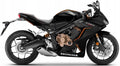 Naklejki na motocykl Honda Cbr 650 R 2022 Czarny Matt Nh436 Pomarańczowy - Juula