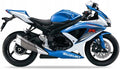 NAKLEJKI NA MOTOCYKL JUULA DO SUZUKI GSXR 750 2009 NIEBIESKI YSF BIAŁY YBD