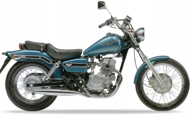 Naklejki na motocykl Honda Ca 125 Rebel 1997 Niebieski B134 - Juula