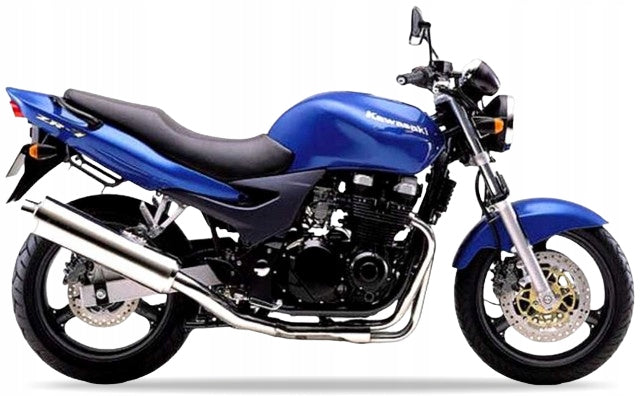 NAKLEJKI JUULA DO KAWASAKI ZR 7 1999-2003 NIEBIESKI E1 TRANSPARENT