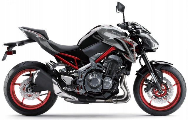 NAKLEJKI NA MOTOCYKL JUULA DO KAWASAKI Z 900 2019 SZARY 25X