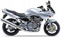 NAKLEJKI NA MOTOCYKL JUULA DO SUZUKI GSF 600 S BANDIT 2001-2004 SREBRNY METALIK YD8