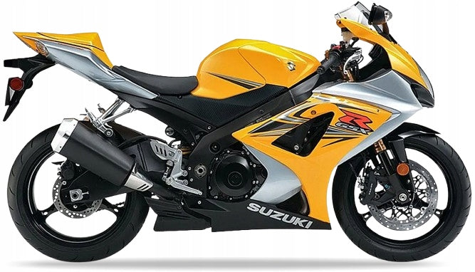 JUUL MOTORCYCLE STICKERS FOR SUZUKI GSX-R 1000 2007 YELLOW YMF BLACK 019 