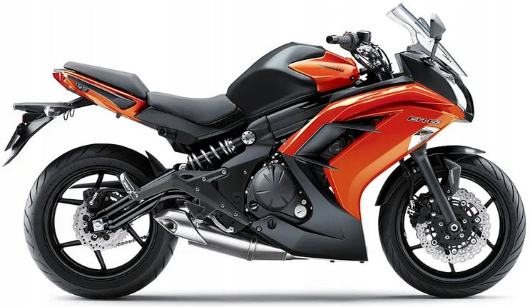 AUTOCOLLANTS MOTO JUUL POUR KAWASAKI ER 6F 2014 ORANGE 17L 