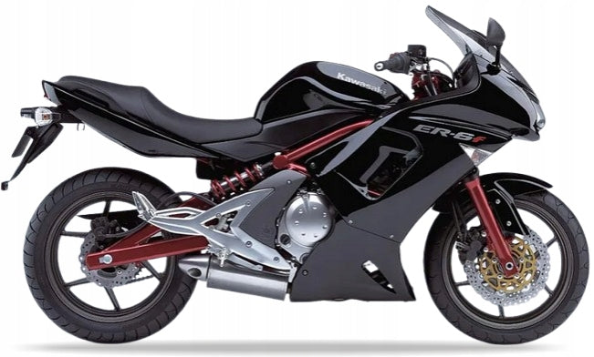 NAKLEJKI JUULA NA MOTOCYKL DO KAWASAKI ER 6F 2006 EBONY H8