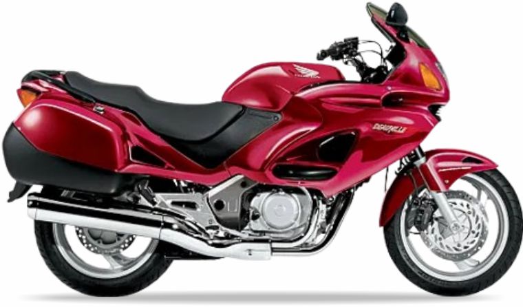 Naklejki na motocykl Honda Nt 650 V Deauville 2002-2005 Czerwony R296 - Juula