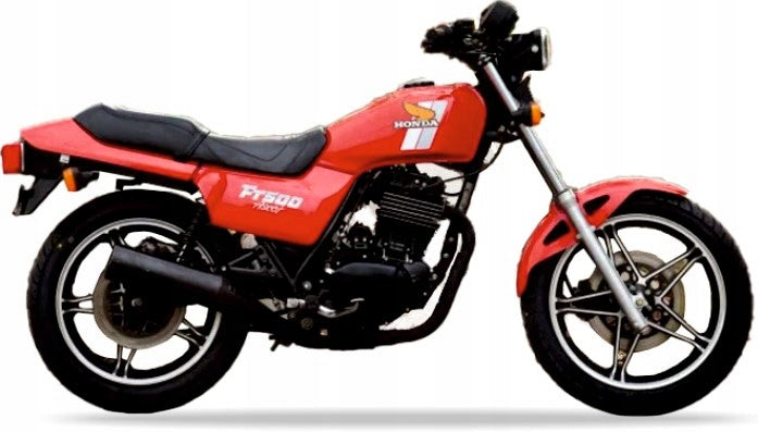 NAKLEJKI NA MOTOCYKL JUULA DO HONDA FT 500 1982 CZERWONY R110