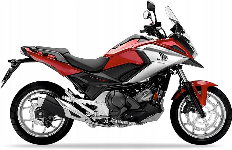 Naklejki na motocykl Honda Nc 750 X 2016-2018 Czerwony R305 - Juula