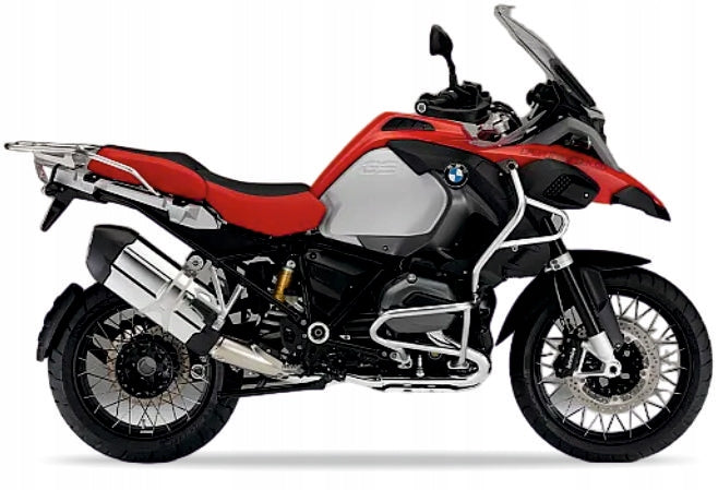NAKLEJKI NA MOTOCYKL JUULA DO BMW R 1200 GS ADVENTURE 2015-2016 CZERWONY YN0L