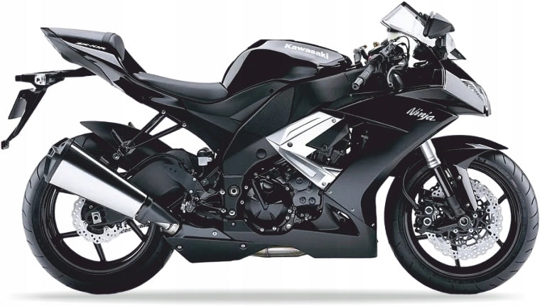 NAKLEJKI JUULA NA MOTOCYKL DO KAWASAKI ZX 10R 2009 CZARNY H8