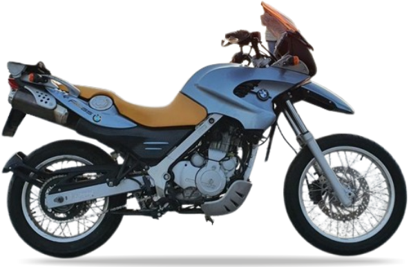 BMW F 650 GS 2000 2003 Srebrny Zolty motorcycle decals vinyl kit aftermarket juula motocolors