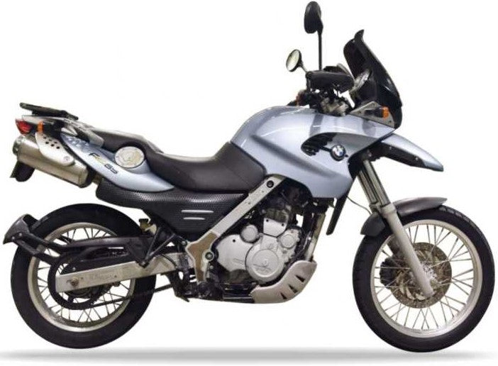 BMW F 650 GS 2001 2003 Srebrny replica decals set aufkleber fuel tank juula motocolors