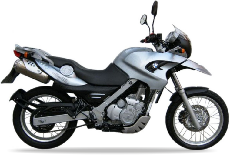 BMW F 650 GS 2004 2007 Srebrny M925 custom decals autocollants fuel tank juula motocolors