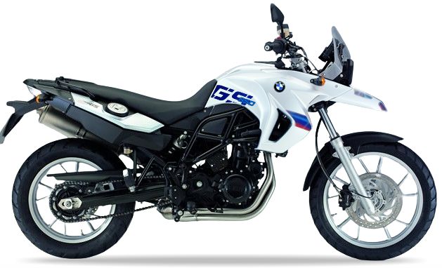 BMW F 650 GS 2008 Bialy graphics kit aufkleber aftermarket juula motocolors