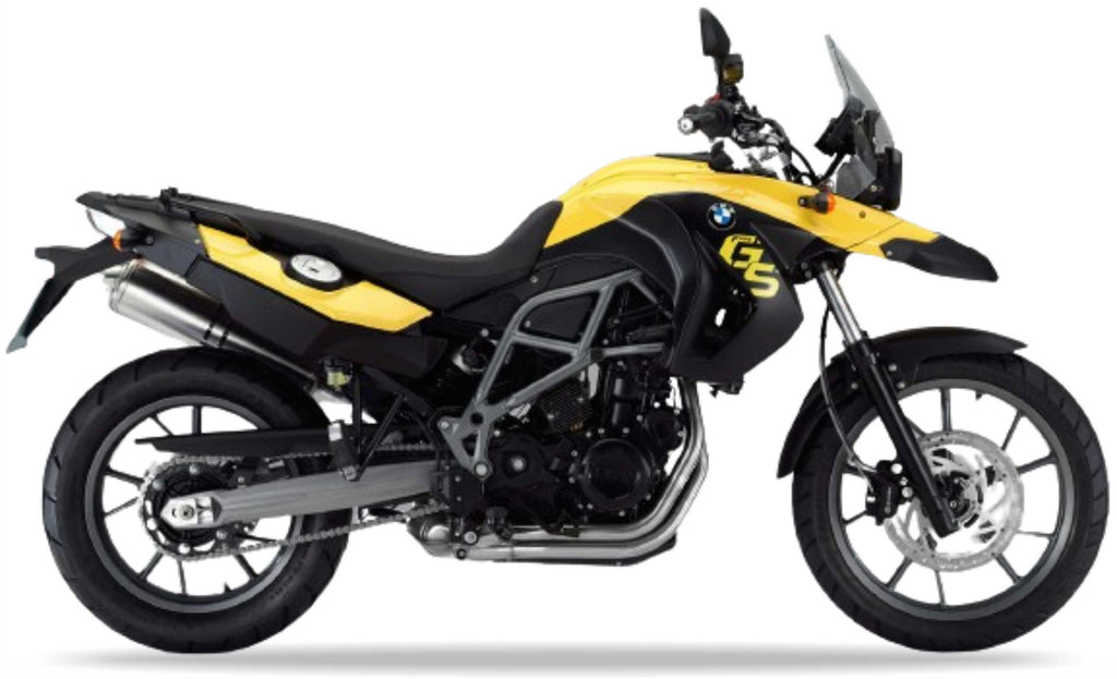 BMW F 650 GS 2011 2012 Zolty Czarny YN92 stickers decals matrica restoration juula motocolors