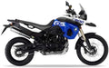 BMW F 800 GS 2011 2012 Niebieski Bialy YN96 Trophy graphics kit aufkleber aftermarket juula motocolors