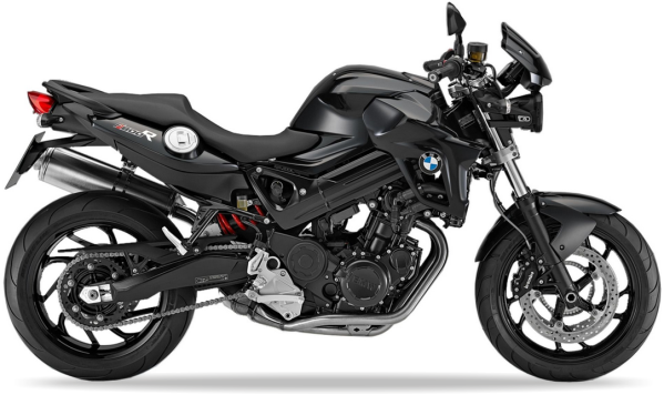 BMW F 800 R 2012 2014 Czarny replica decals grafiche fuel tank juula motocolors