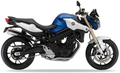 BMW F 800 R 2015 Bialy Niebieski stickers decals pegatinas fairings racebike juula motocolors
