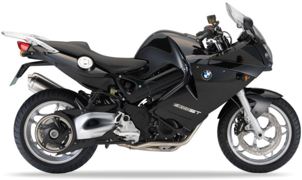 BMW F 800 ST 2006 2010 Czarny motorcycle decals vinyl kit aftermarket juula motocolors