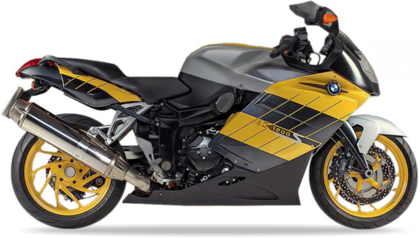BMW K 1200 S 2005 2007 Zolty Czarny motorcycle decals vinyl kit aftermarket juula motocolors