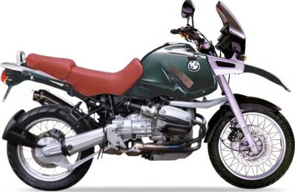 BMW R 1100 GS 1998 2001 Czarny graphics kit autocollants fairings juula motocolors
