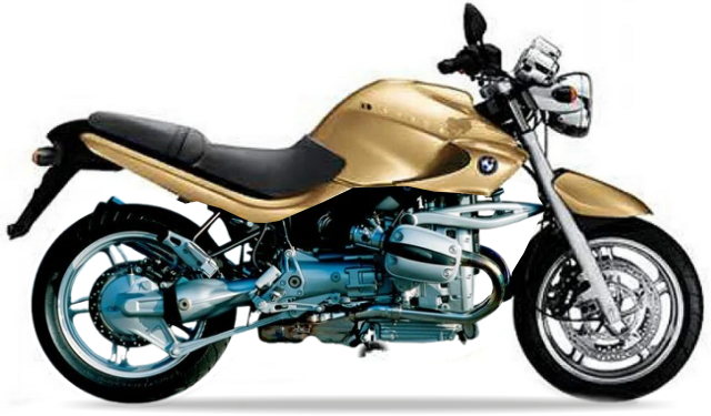 BMW R 1150 R 2002 2006 Zloty Czarny replica decals grafiche fuel tank juula motocolors