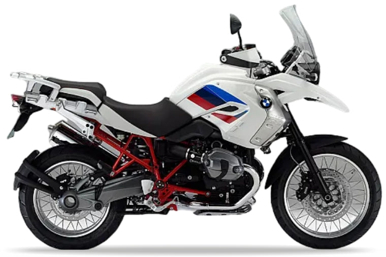 BMW R 1200 GS 2011 2012 Bialy X274A Rallye race decals grafiche aftermarket kit juula motocolors