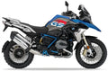 BMW R 1200 GS 2017 2018 Niebieski Q861A custom decals autocollants fuel tank juula motocolors