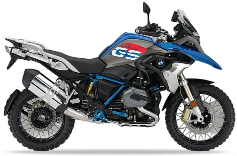 BMW R 1200 GS 2017 2018 Niebieski Q861A custom decals autocollants fuel tank juula motocolors