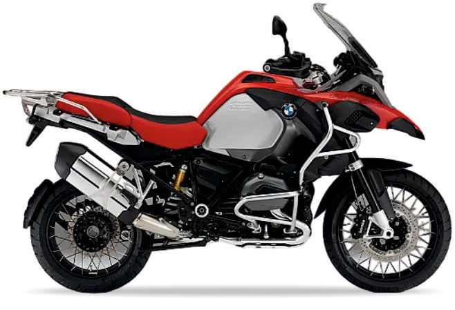 BMW R 1200 GS Adventure 2015 2016 Czerwony YN0L custom decals adesivi side panels juula motocolors
