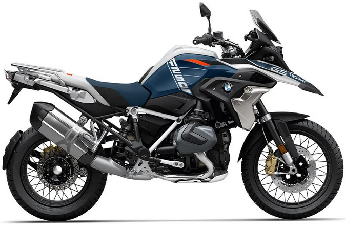 BMW R 1250 GS 2023 2024 Niebieski Metaliczny Matowy WN1X Trophy Q457A stickers decals kit juula motocolors