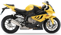 BMW S 1000 RR 2011 Zolty YN72 motorcycle decals vinyl kit aftermarket juula motocolors